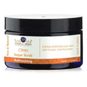 Citrus Sugar Scrub Bottle Label