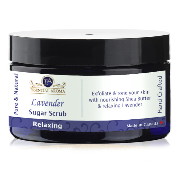 Lavender Sugar Scrub Bottle Label