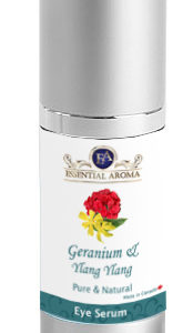 Eye Serum Bottle Label - Geranium