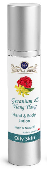 Geranium H&B Lotion Bottle Label