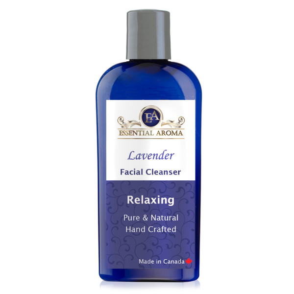 Lavender Facial Cleanser Bottle Label