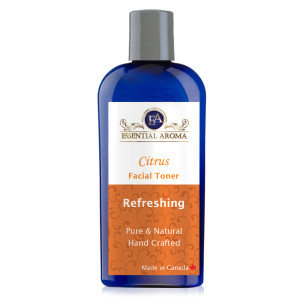 Refershing Citrus Toner Bottle Label