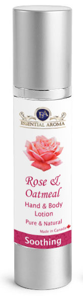 Rose H&B Lotion Bottle Label