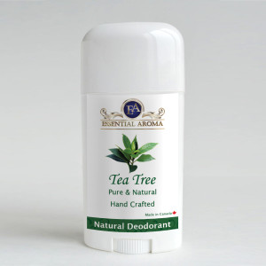 Tea tree Deodorant - Bottle Label
