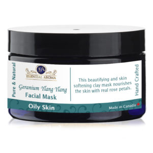 Geranium Ylang Ylang Mask Bottle Label