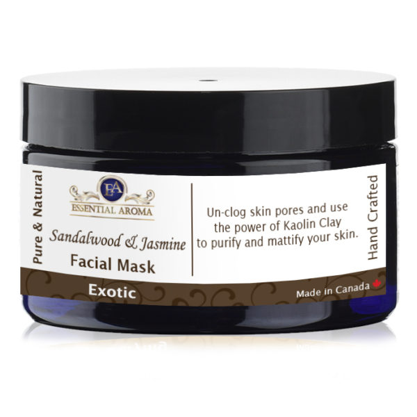 Jasmine Sandalwood Mask Bottle Label