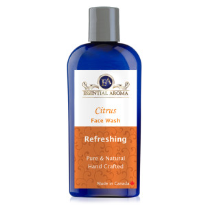 Refreshing Citrus Face Wash Bottle Label