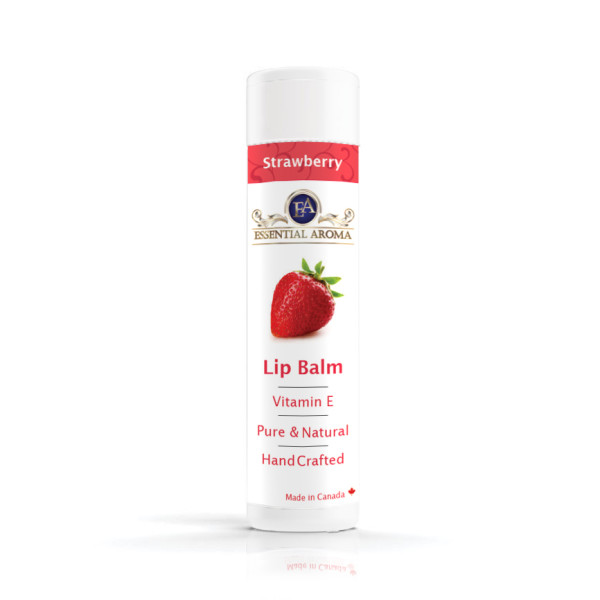 Strawberry Lip Balm – Bottle label