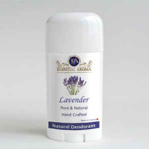 Lavender Deodorant - Bottle Label