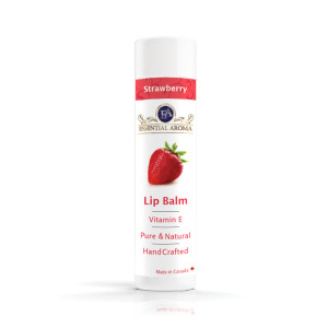 Strawberry Lip Balm - Bottle label